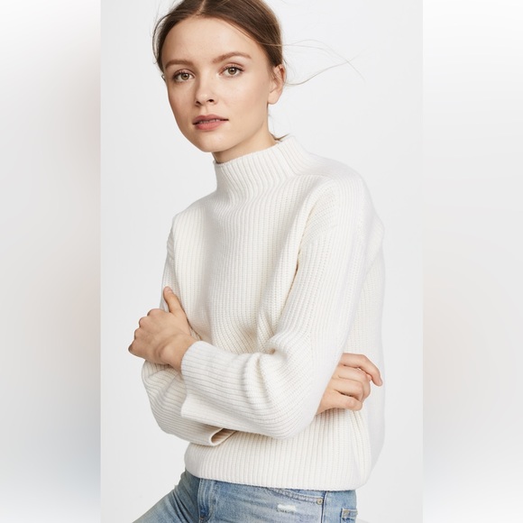 AYR Merino Wool Mock turtleneck sweater - Picture 5 of 10